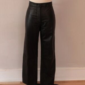 1990’s Bovines Black Leather Pants